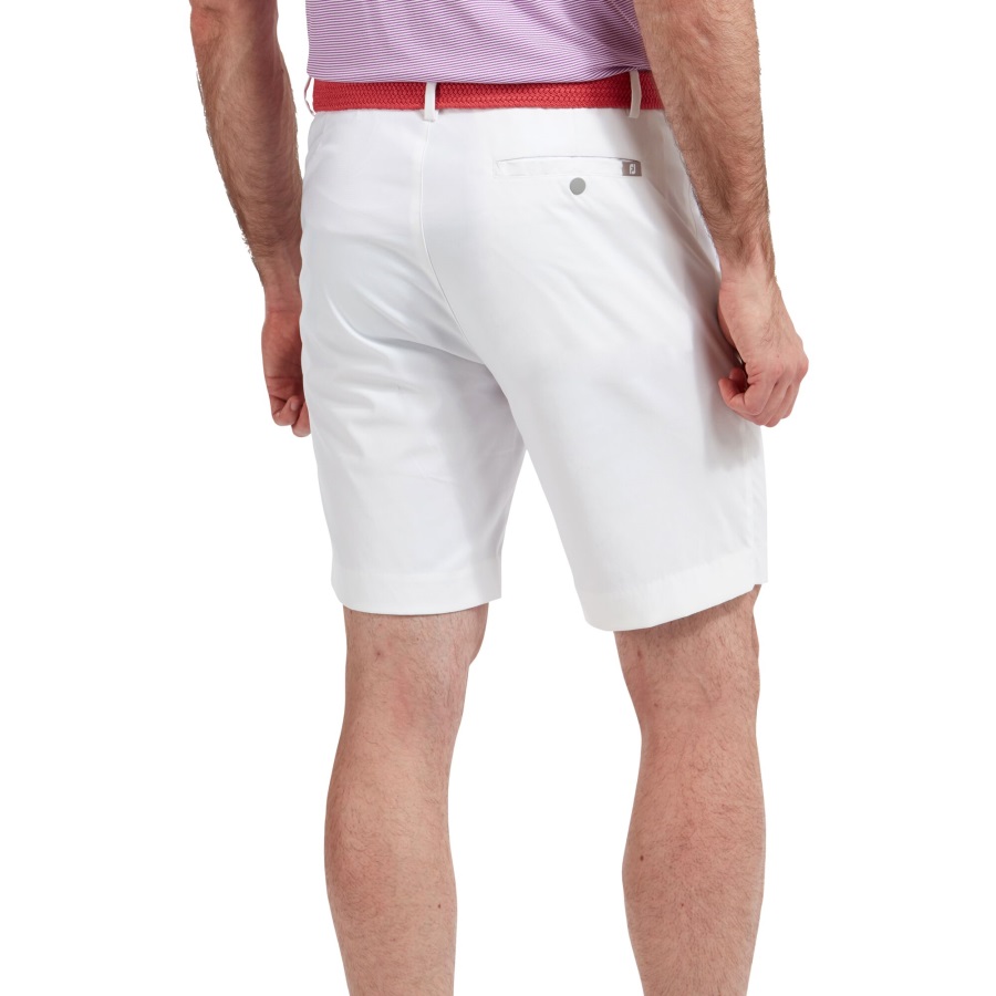 Footjoy White FJ Lite Tapered Fit Short