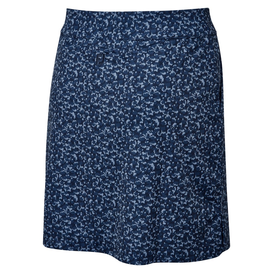 Footjoy Women's Interlock Print Skort Navy