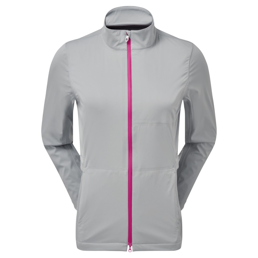 Grey-Pink Footjoy Women's HydroKnit Jacket