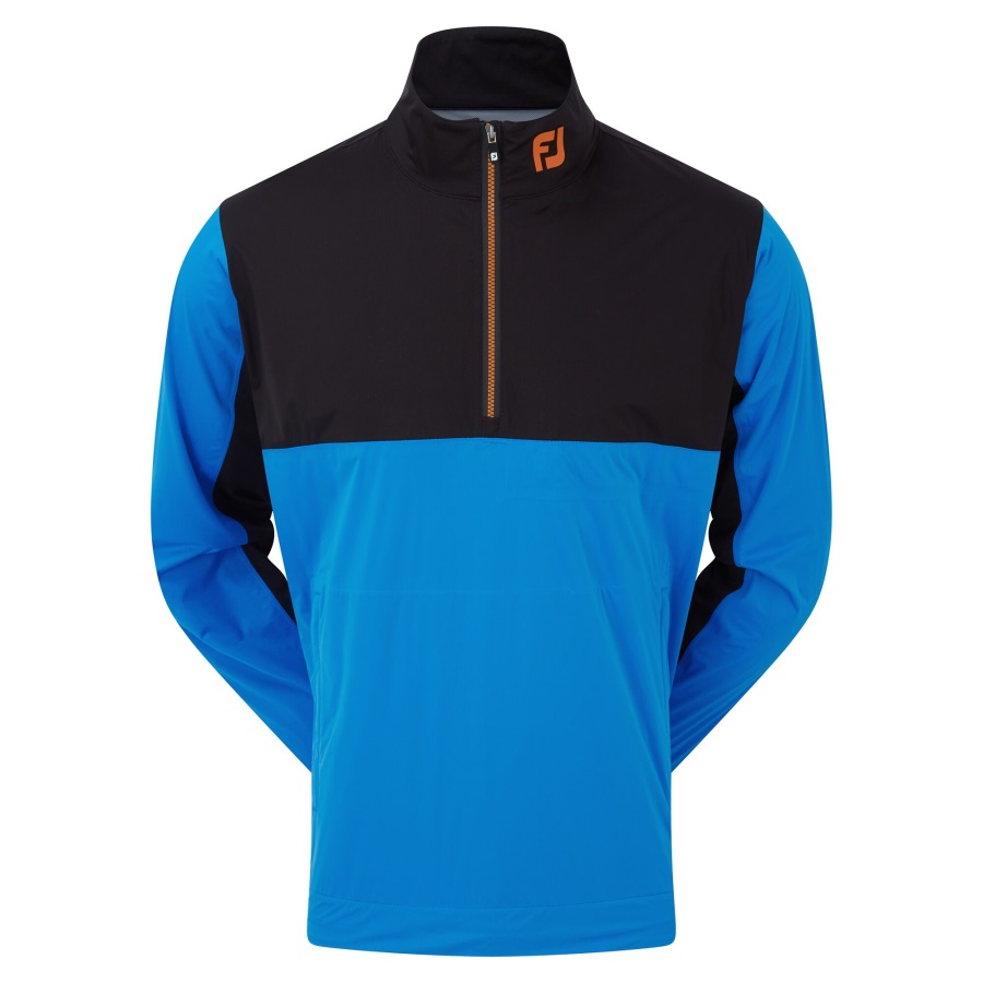 Sapphire-Black-Orange Footjoy HydroKnit 1-2 Zip Jacket