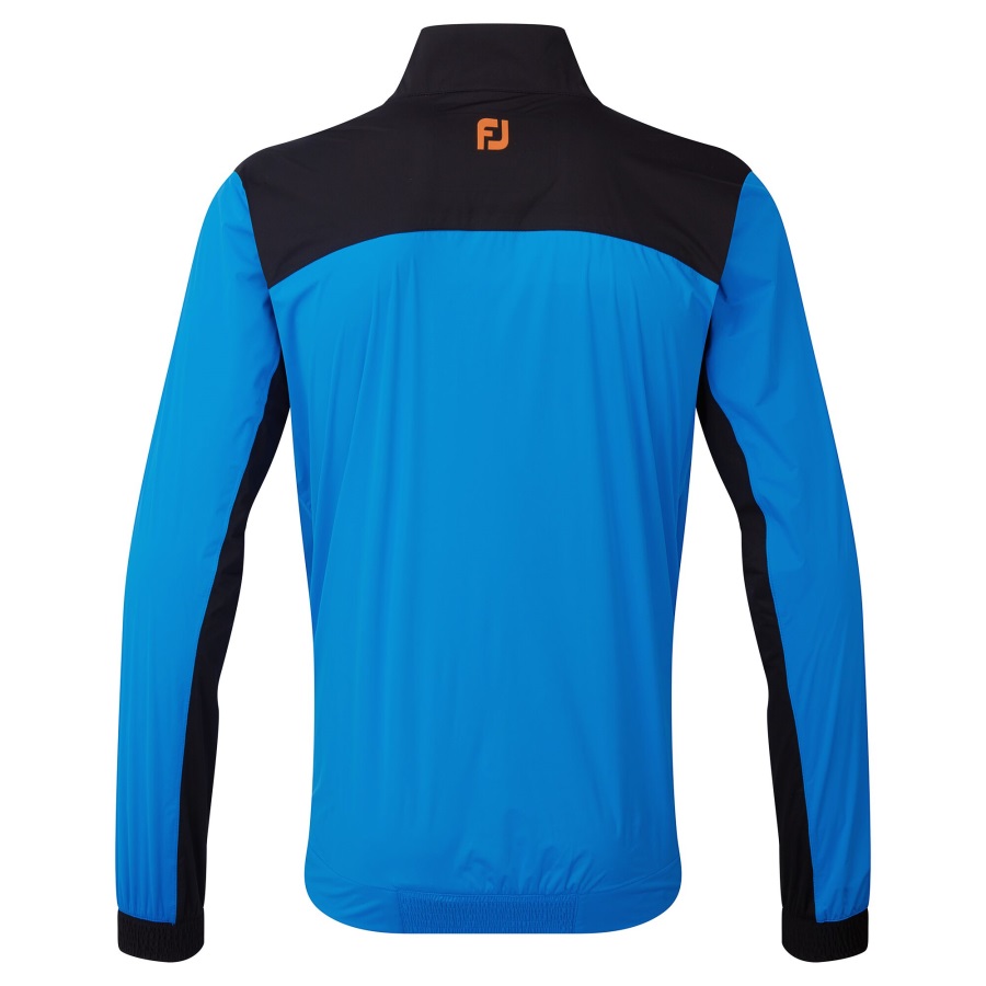 Sapphire-Black-Orange Footjoy HydroKnit 1-2 Zip Jacket