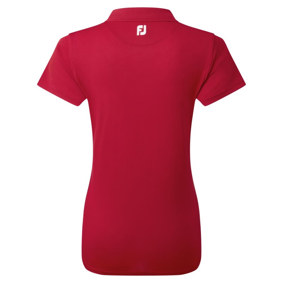 Red Footjoy Stretch Pique Solid