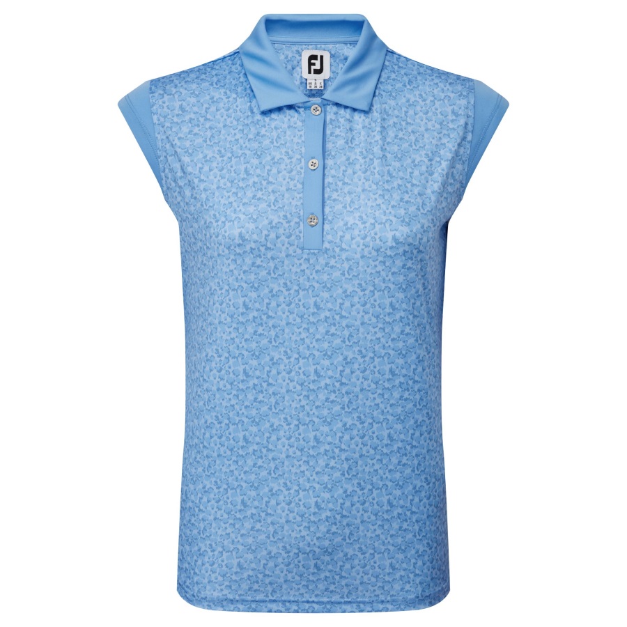Blue Jay Footjoy Women's Cap Sleeve Print Interlock
