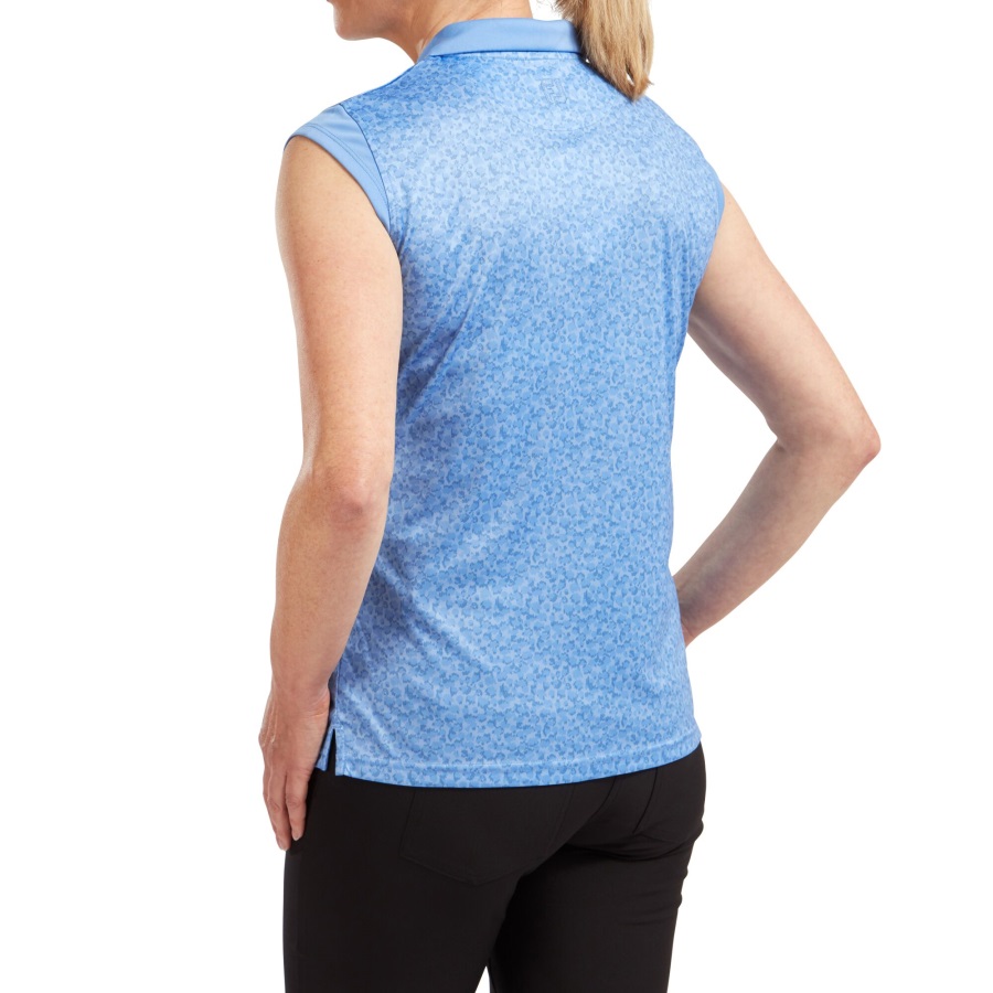 Blue Jay Footjoy Women's Cap Sleeve Print Interlock