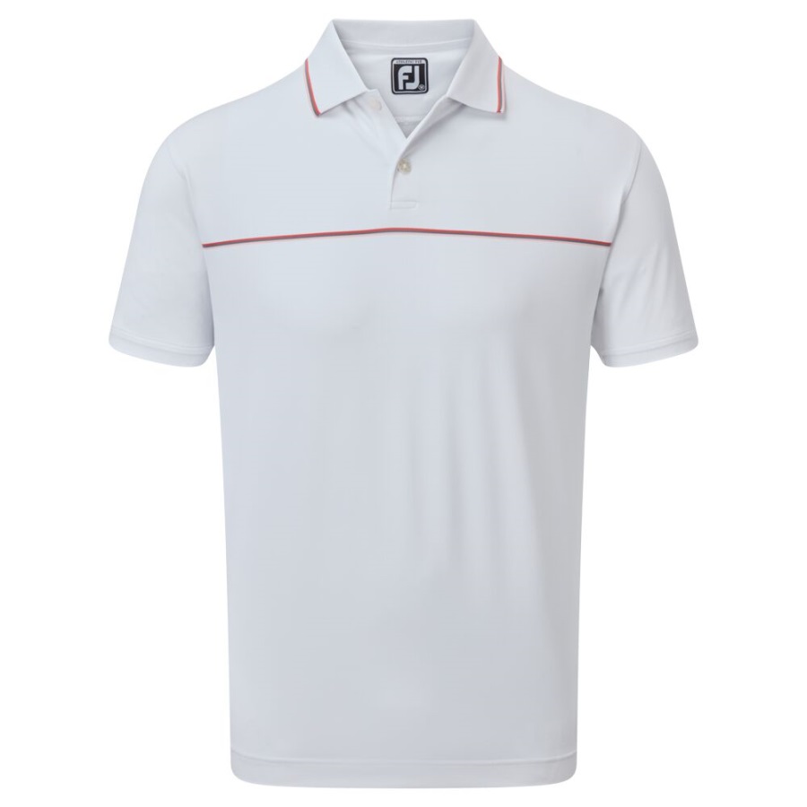 Footjoy White Small Details Pique