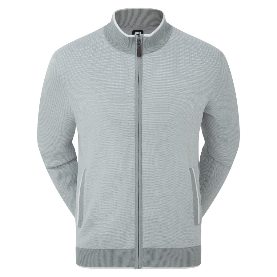 Footjoy Full-Zip Lined Pullover Grey