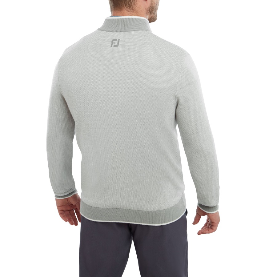 Footjoy Full-Zip Lined Pullover Grey
