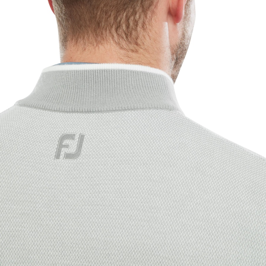 Footjoy Full-Zip Lined Pullover Grey