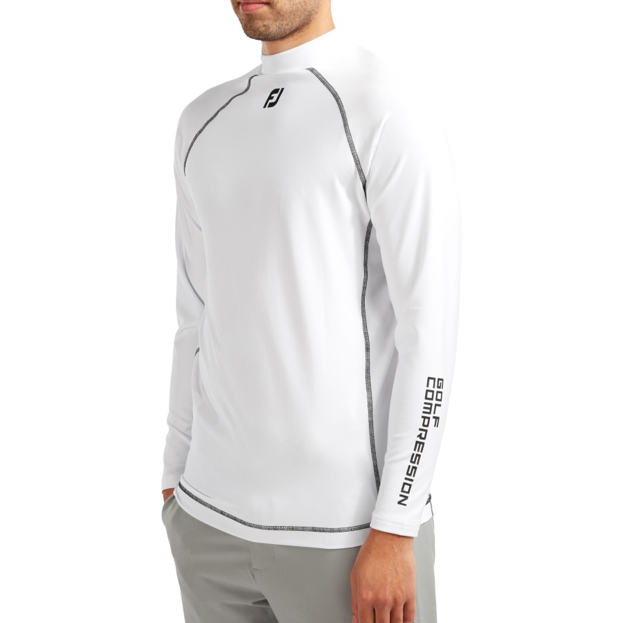 White Thermal Base Layer Shirt Footjoy