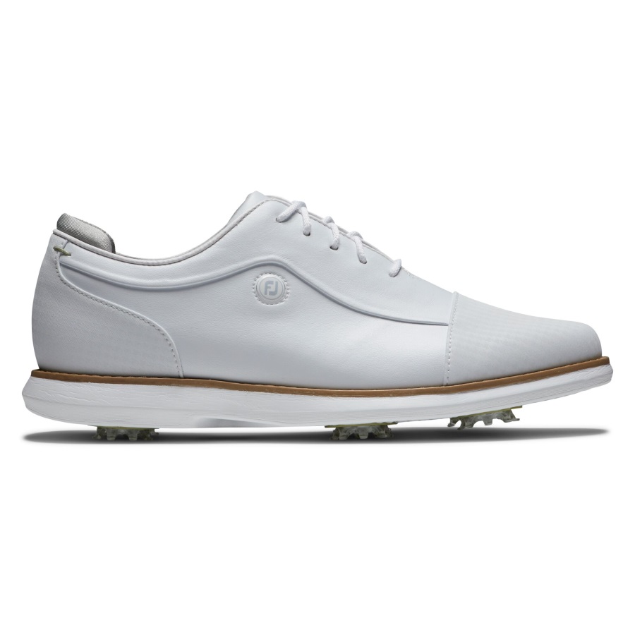 Traditions - Shield Tip Women White Footjoy