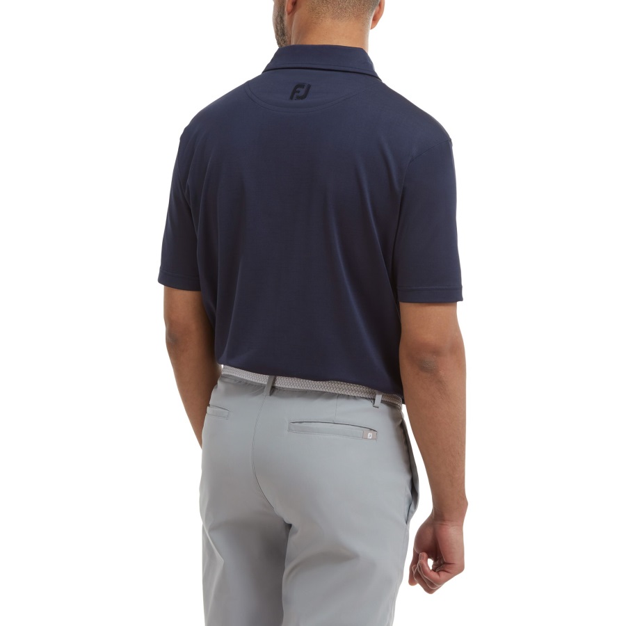Navy Footjoy Slub Yarn Solid