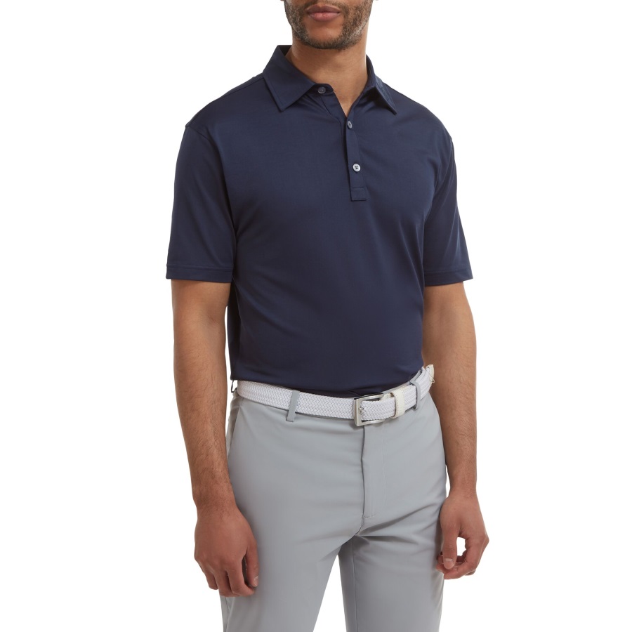 Slub Yarn Solid Navy Footjoy