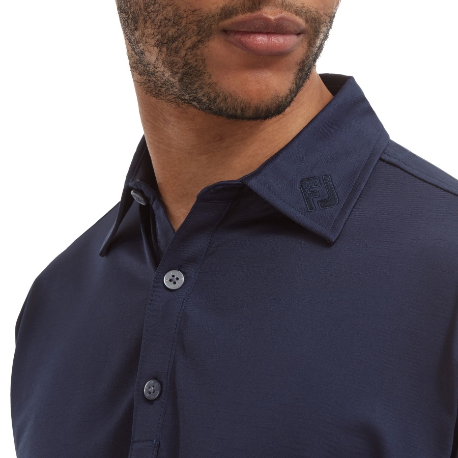 Slub Yarn Solid Navy Footjoy