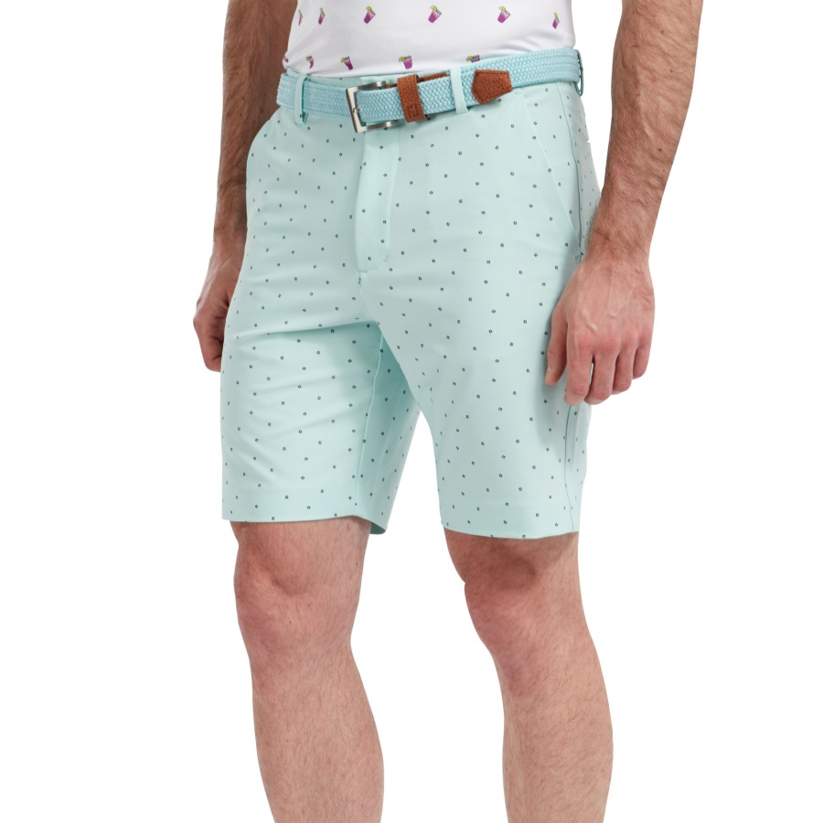 Footjoy Mint-Blue FJ Lite Tapered Fit Short