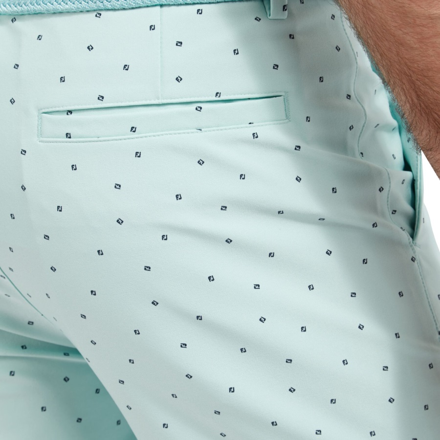 Footjoy Mint-Blue FJ Lite Tapered Fit Short