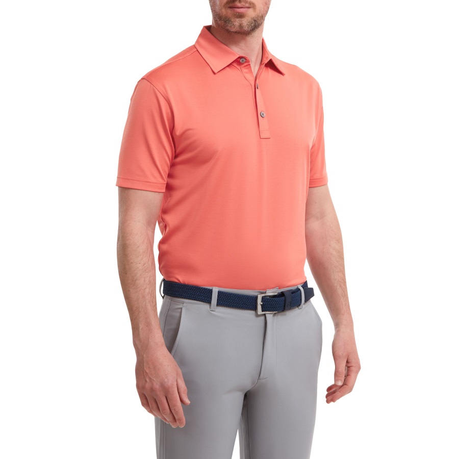 Footjoy Orange Slub Yarn Solid