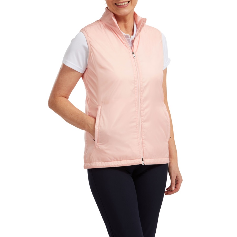 Blush Pink Footjoy Women's Lightweight Insulated Vest