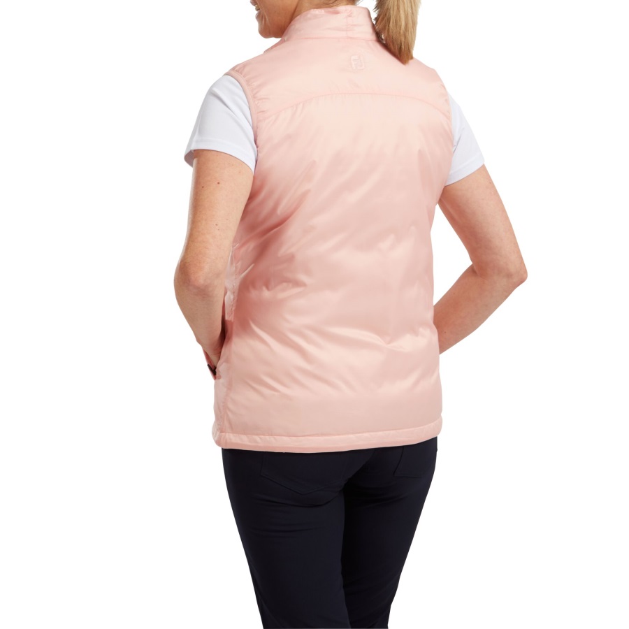 Blush Pink Footjoy Women's Lightweight Insulated Vest