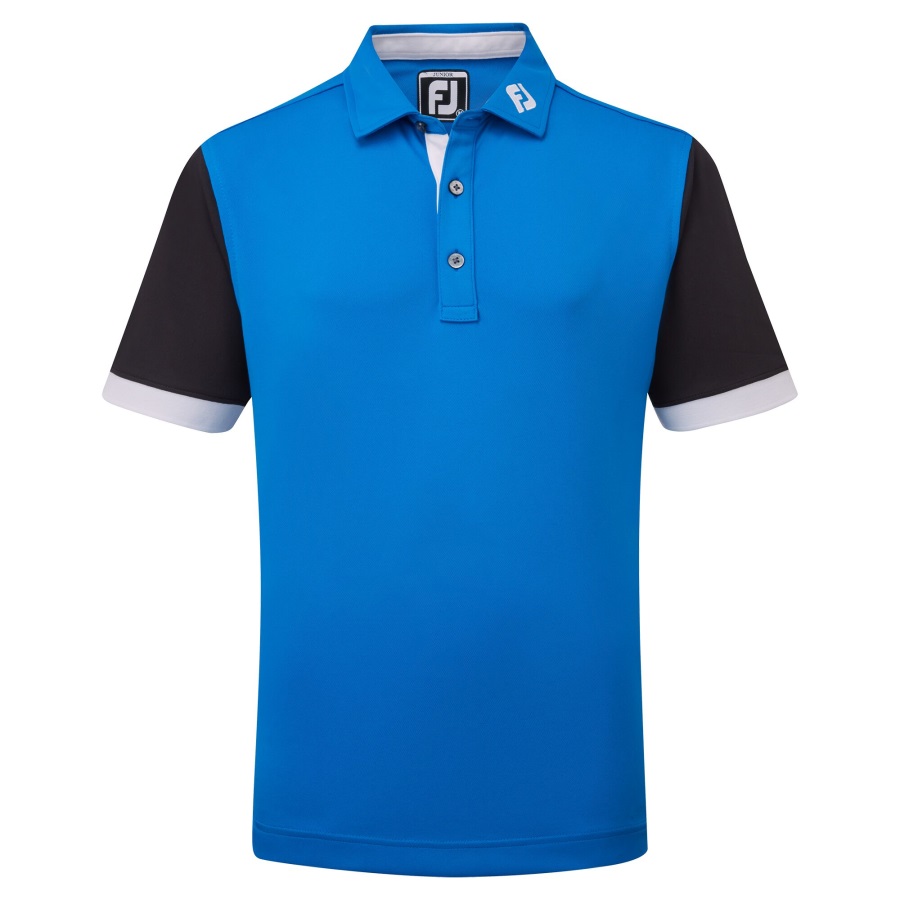Red-White Junior Colour Block Pique Footjoy