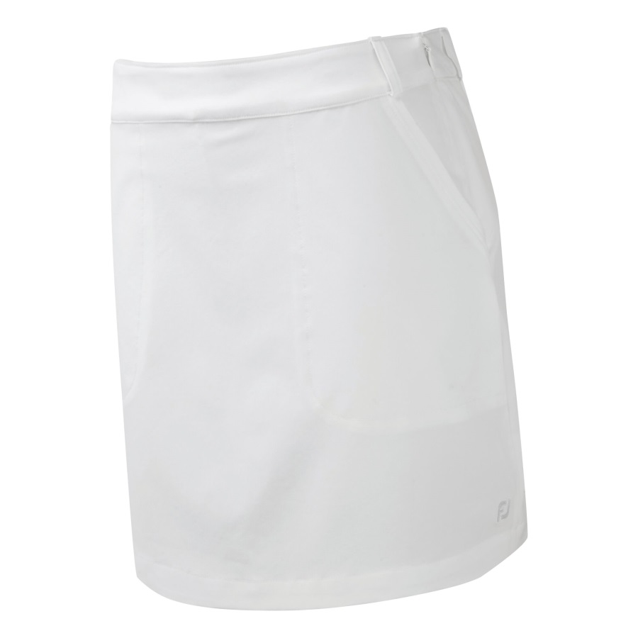 White Footjoy Golfleisure Lightweight Woven Skort Women