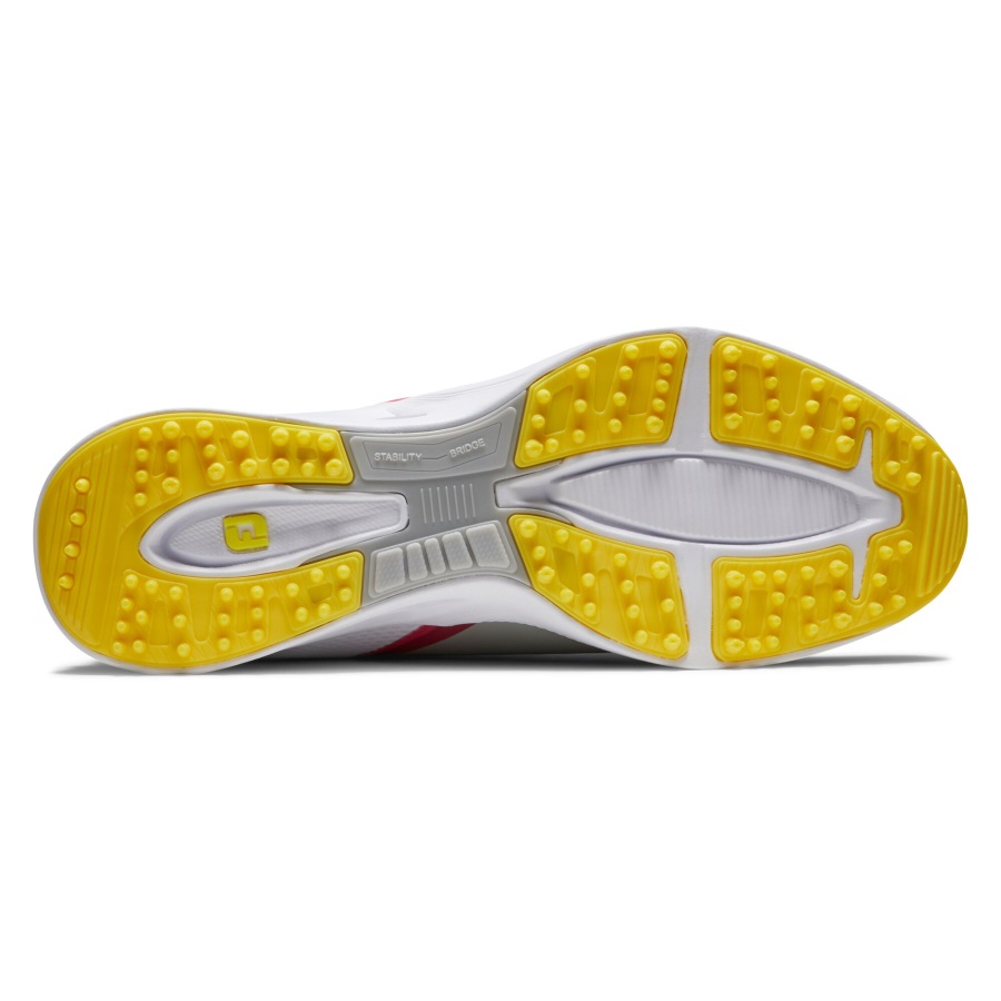 Footjoy Grey-Yellow-Pink FJ Fuel Women