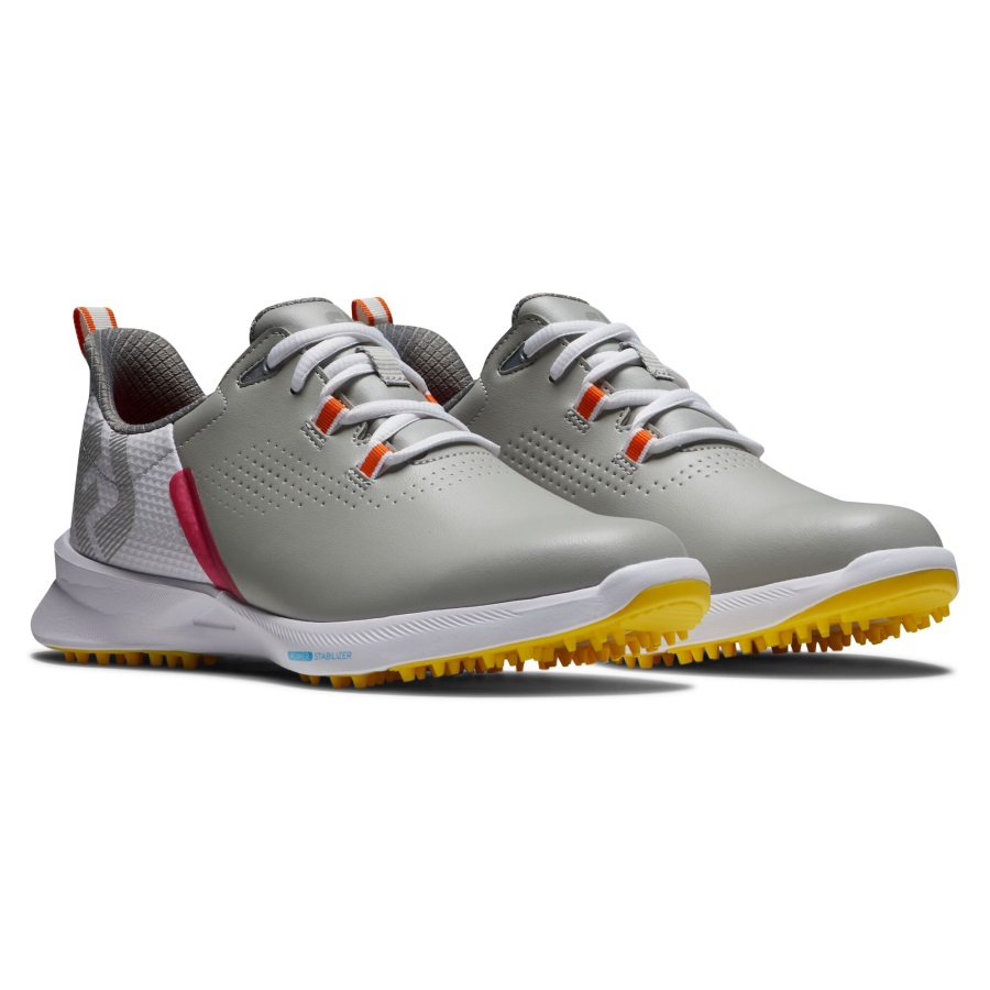 Footjoy Grey-Yellow-Pink FJ Fuel Women