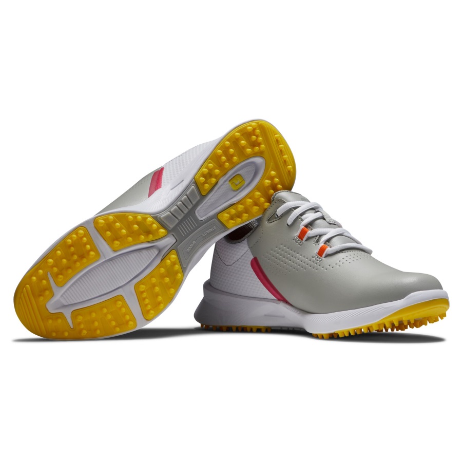 Footjoy Grey-Yellow-Pink FJ Fuel Women