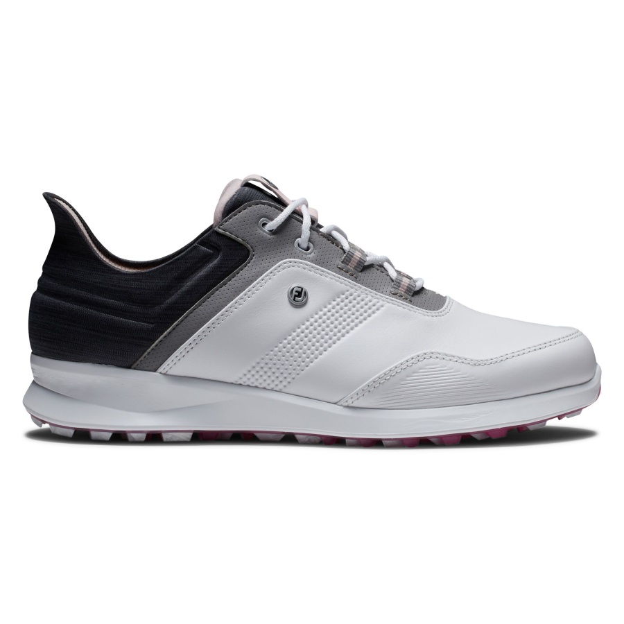 White-Black-Pink Stratos Women Footjoy