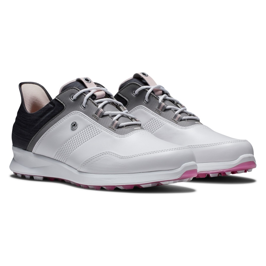 White-Black-Pink Stratos Women Footjoy