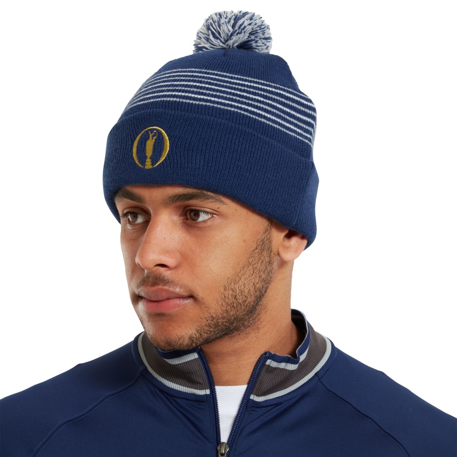 Footjoy Open Bobble Hat Open Blue