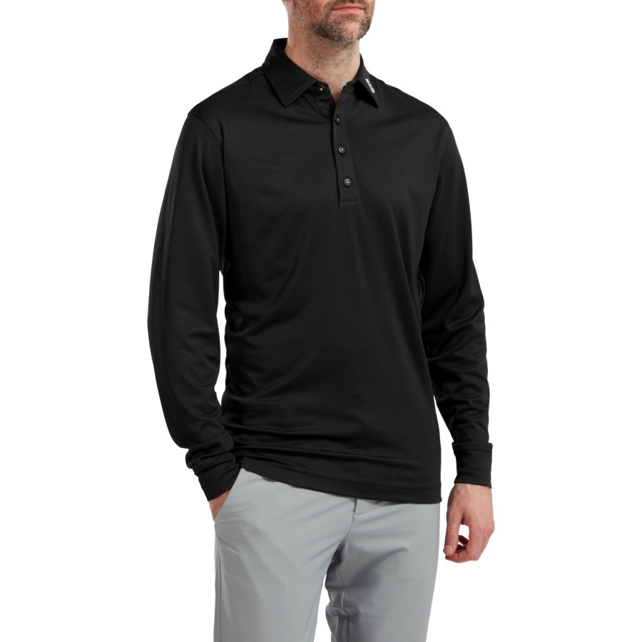 Footjoy Black Long Sleeve Thermocool Self Collar