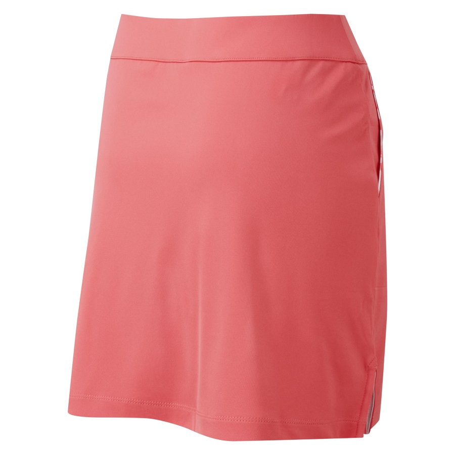 Footjoy Bright Coral Interlock Skort with Watercolour Trim