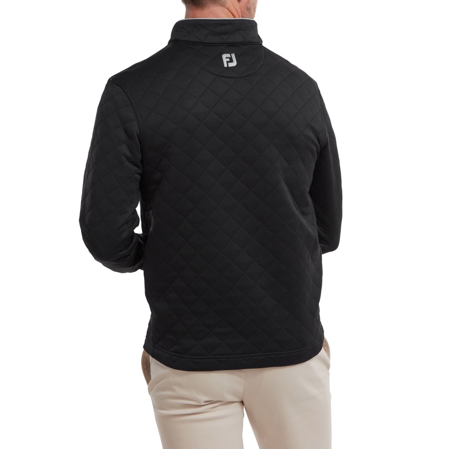 Black-White Footjoy FJ Diamond Jacquard Chill-Out