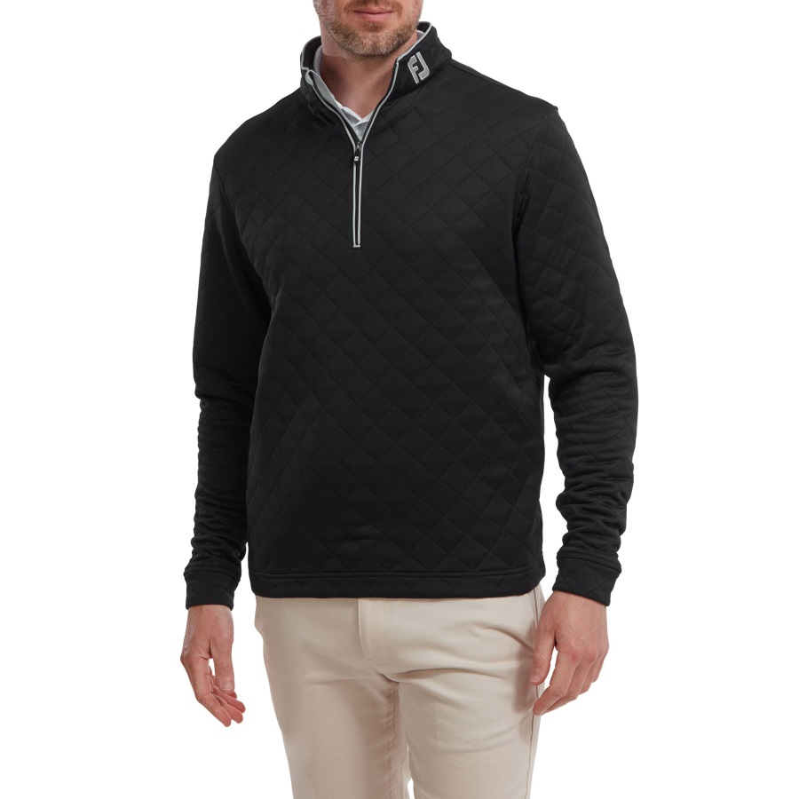 Footjoy FJ Diamond Jacquard Chill-Out Black-White
