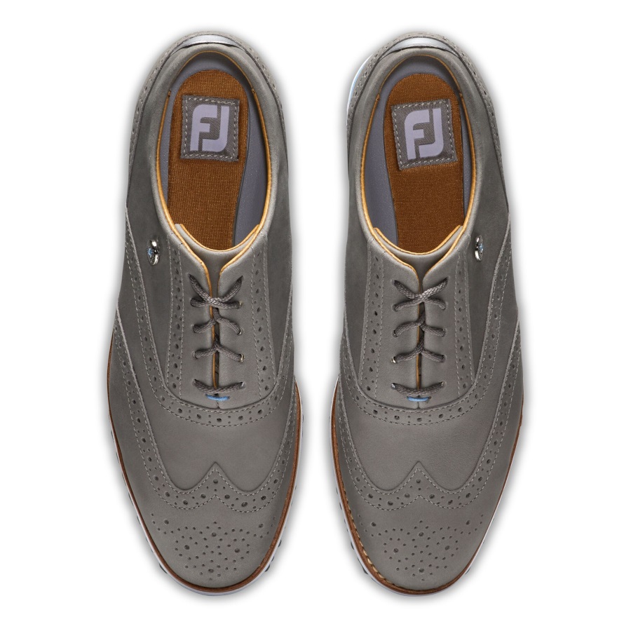 FJ Sport Retro Women Charcoal-Blue Footjoy