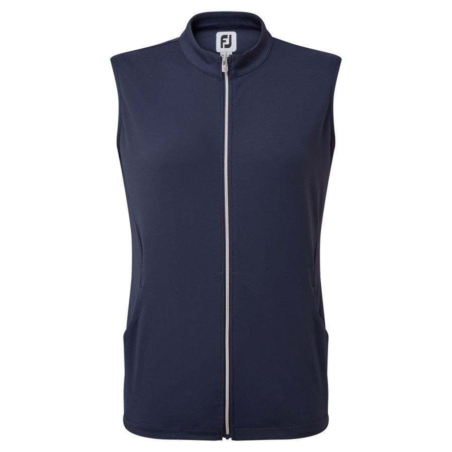 Footjoy Navy Full-Zip Vest