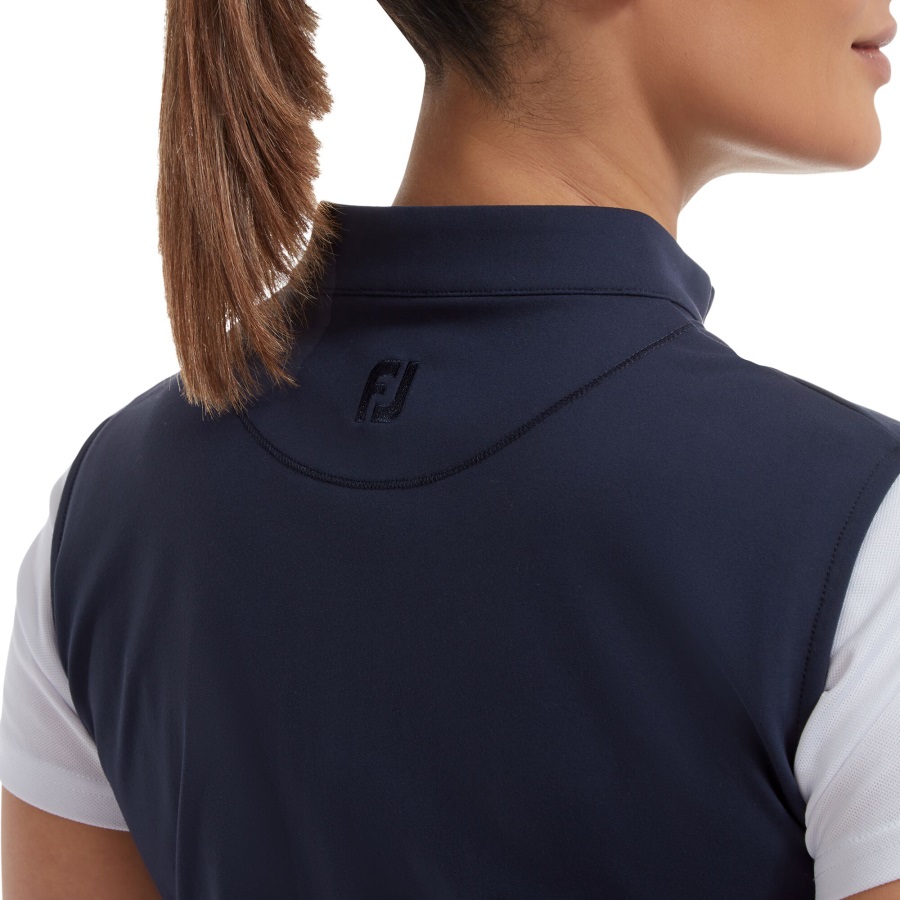 Footjoy Navy Full-Zip Vest
