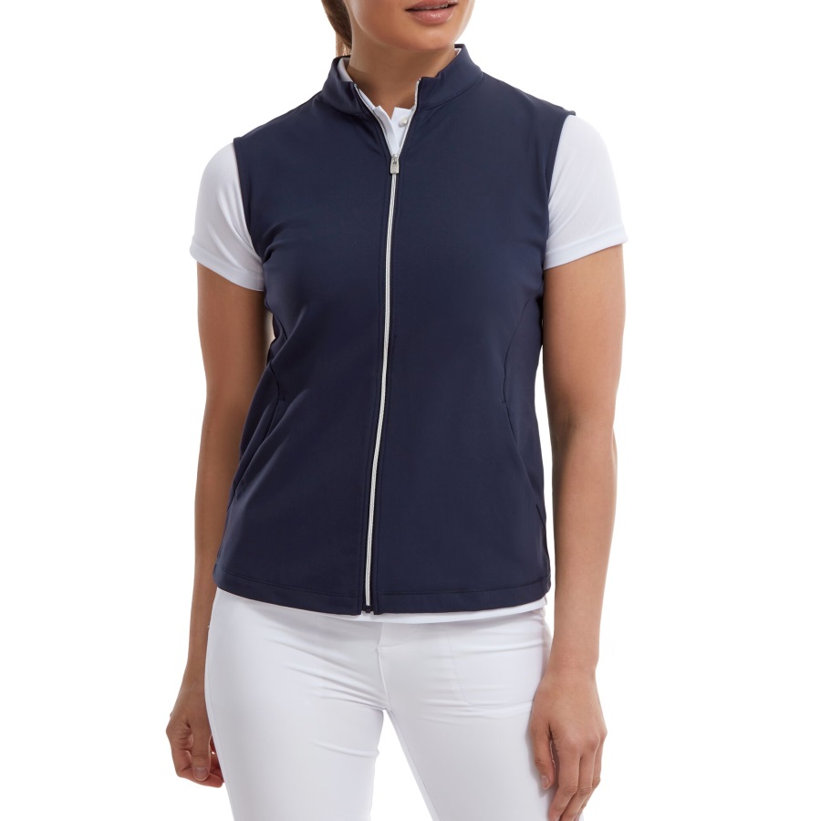 Navy Footjoy Full-Zip Vest