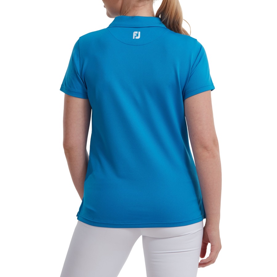 Footjoy Cobalt Stretch Pique Solid