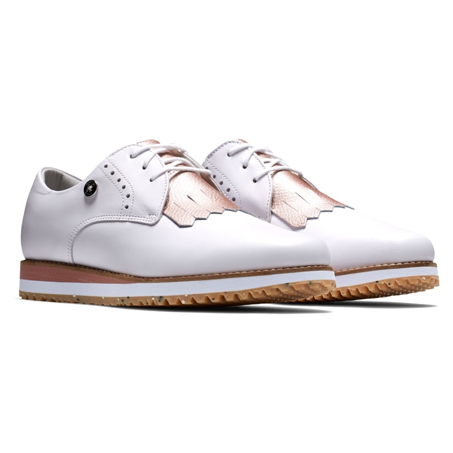 Footjoy Sport Retro Women White-Rose Gold