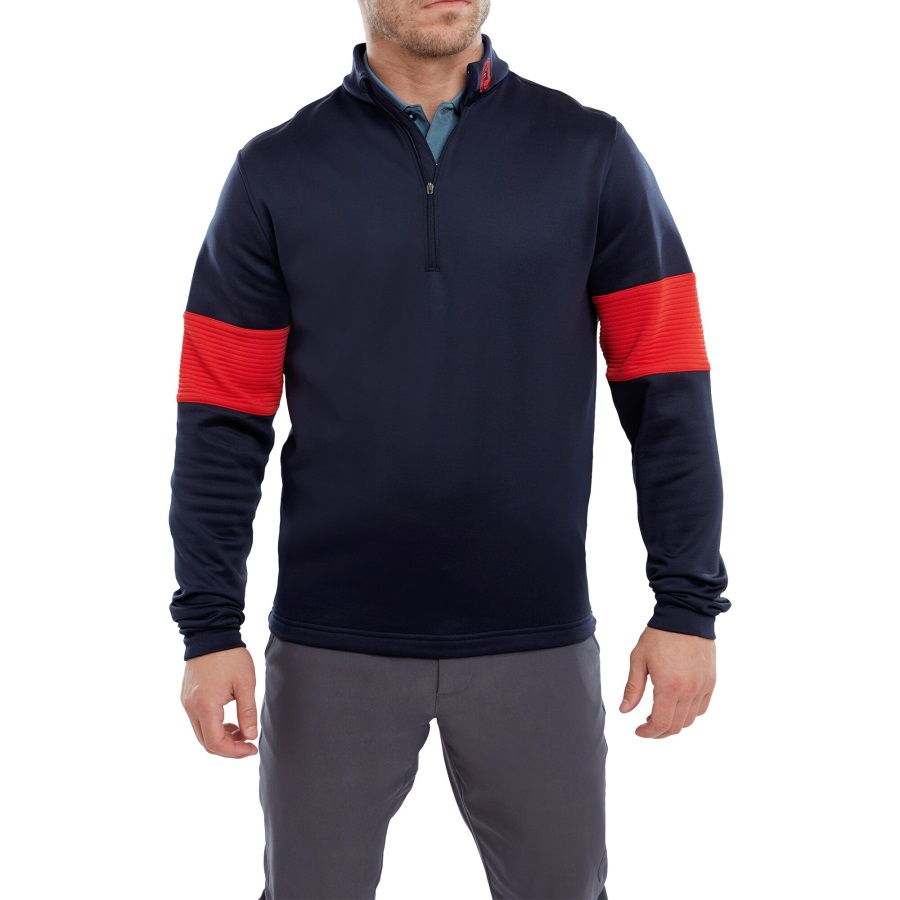 Navy-Bright Red Footjoy Ribbed Chill-Out XP