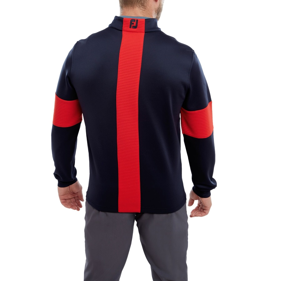 Navy-Bright Red Footjoy Ribbed Chill-Out XP