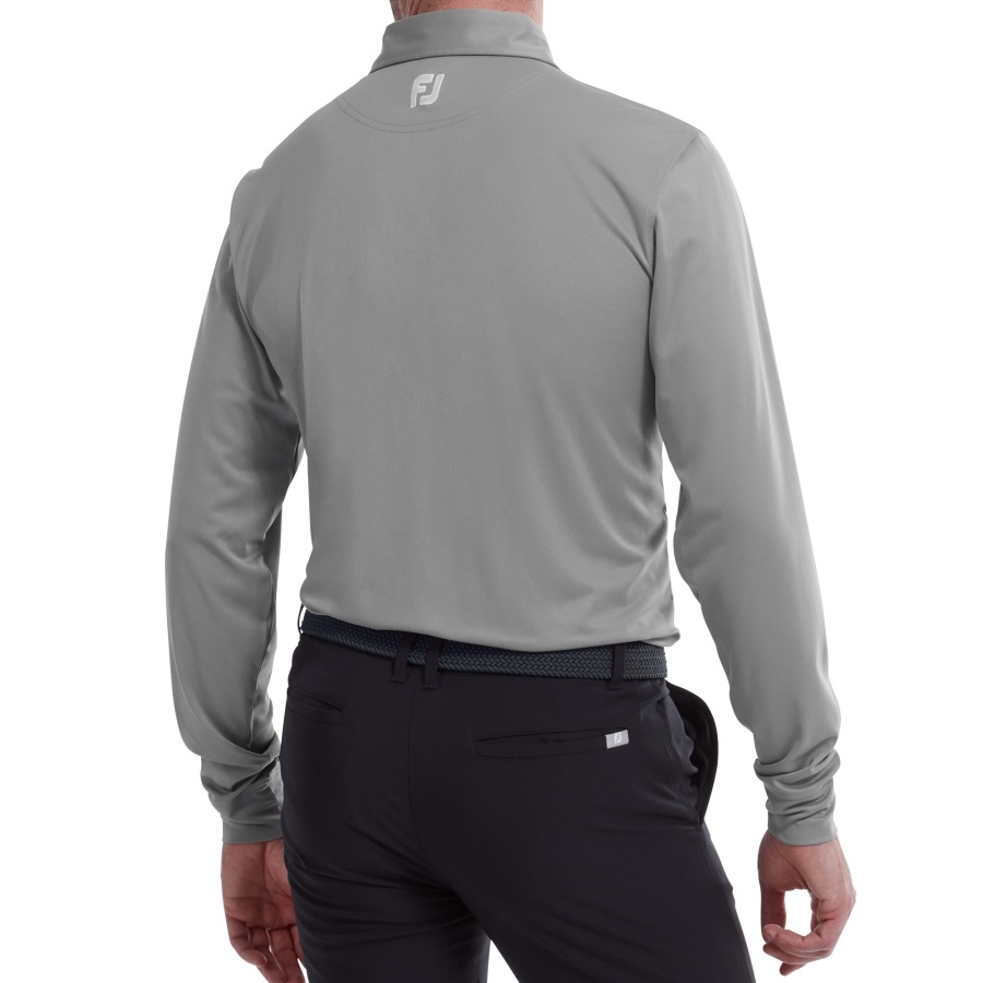Footjoy Long Sleeve Thermocool Self Collar Grey