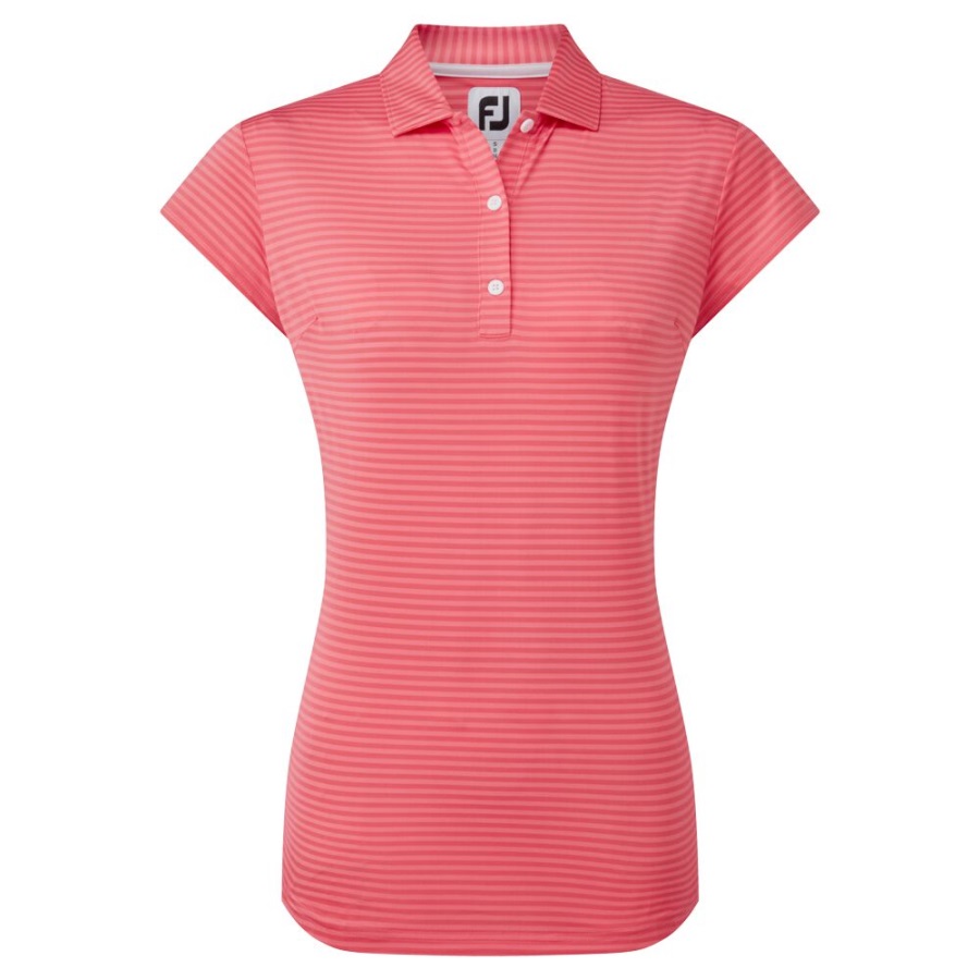 Footjoy Tonal Stripe Lisle Bright Coral