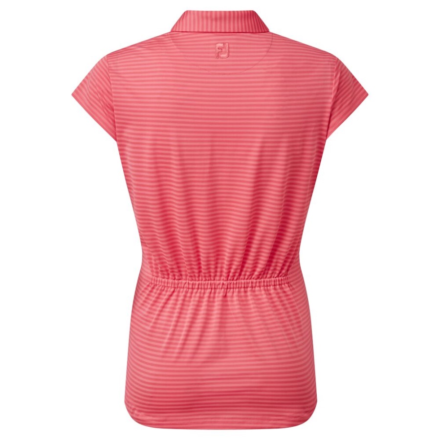 Tonal Stripe Lisle Footjoy Bright Coral