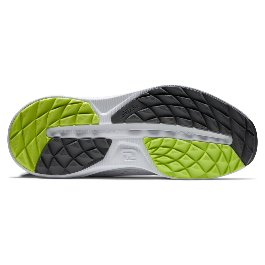 Footjoy White-Black-Lime Flex XP