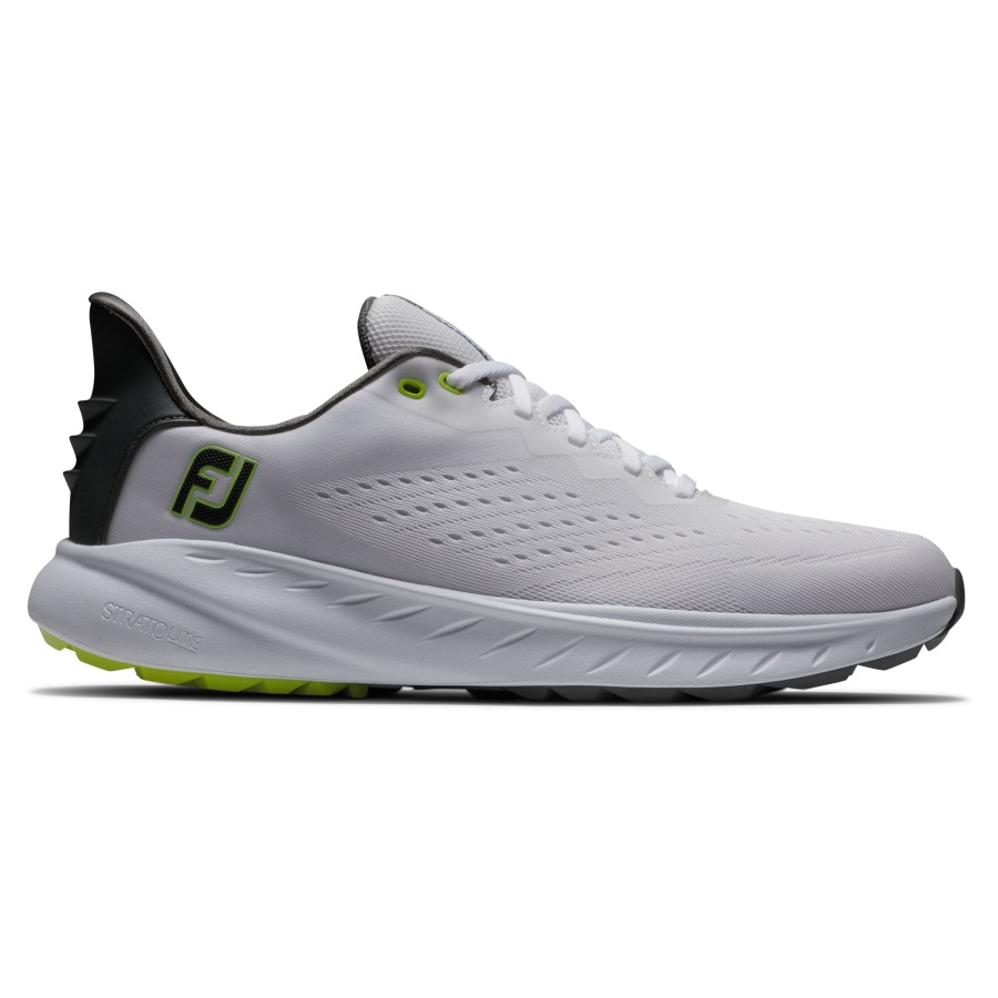 White-Black-Lime Flex XP Footjoy
