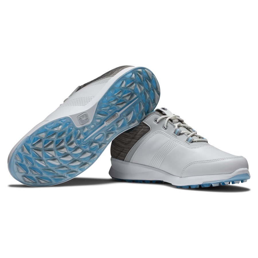 White-Grey-Ice Blue Footjoy Stratos Women